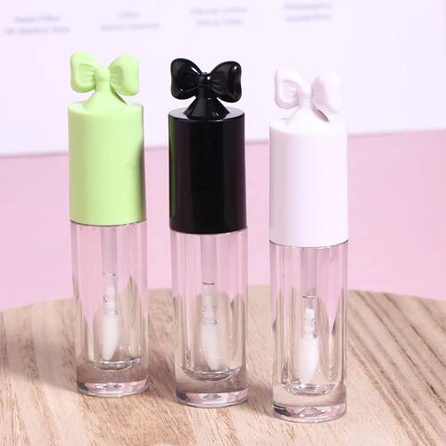 Creative Bow Shape Lip Gloss Tubes Clear Empty DIY Cylindric