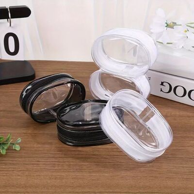 1 Piece Black/white Charger Storage Bag, Compact Design, Per