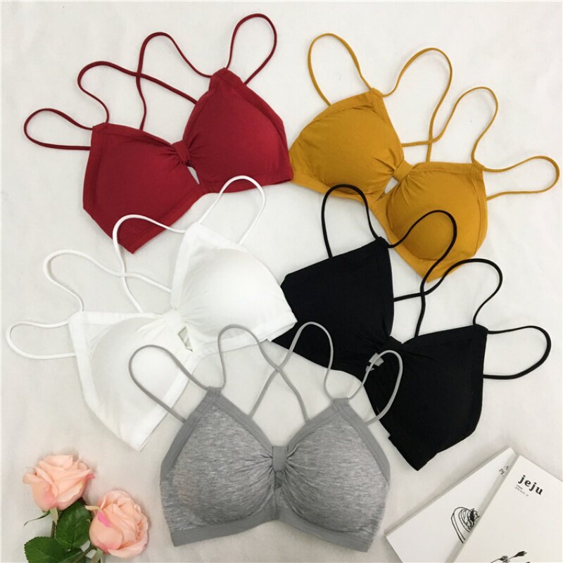 内衣女无钢圈新款夏季少女美背抹胸学生文胸细带文胸薄款2019韩版|ruв категории Женская обувь, низкий чистка - от Buy2taobao.com для оказания профессиональной услуги покупки агента Taobao