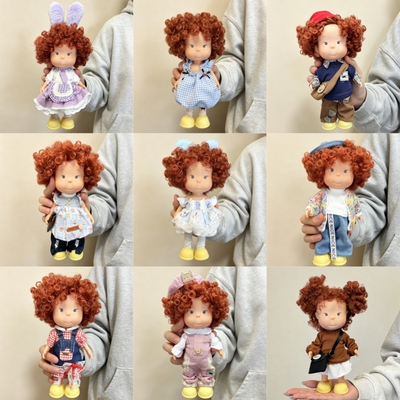 西班牙土豆娃娃pippa搪胶公仔24cm洋娃娃套装爆炸头61儿童节礼物