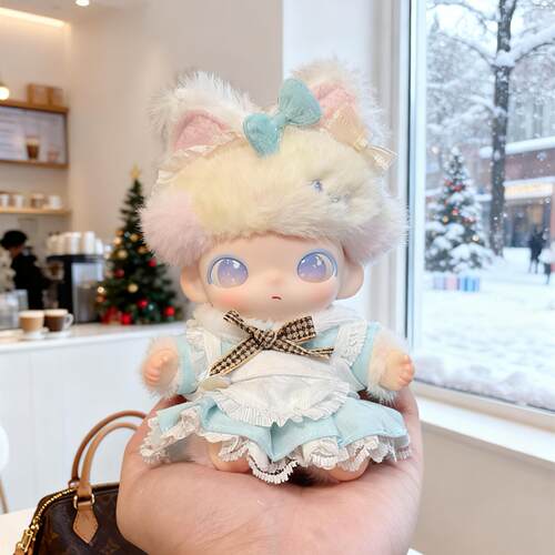 DIMOO娃衣DIMOO新品新生日记娃衣潮玩搪胶公仔衣服替换装薄巧女仆