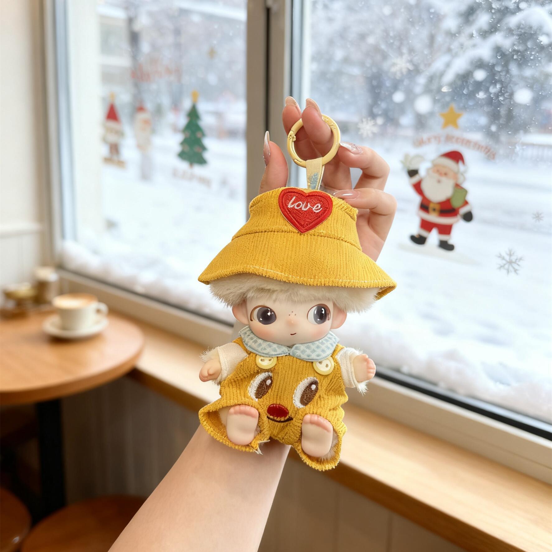 DIMOO娃衣DIMOO新品新生日记娃衣潮玩搪胶公仔衣服替换装黄油小熊