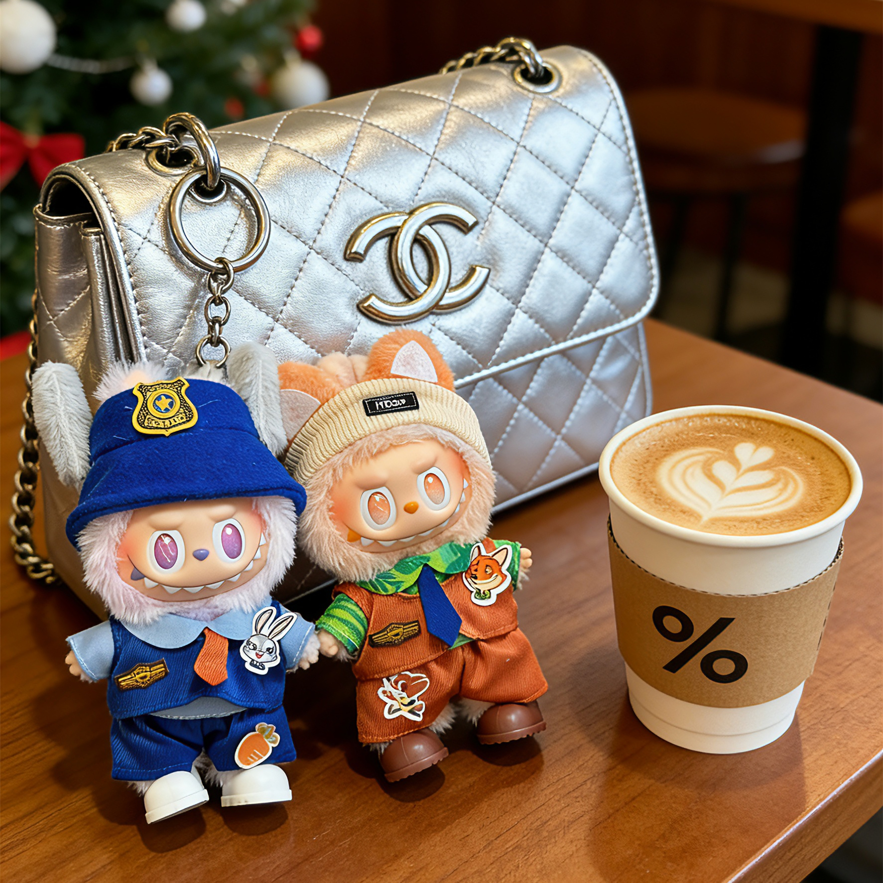 labubu娃衣拉布布一二三代通用衣服替换装仅娃衣狐尼克兔朱迪可爱