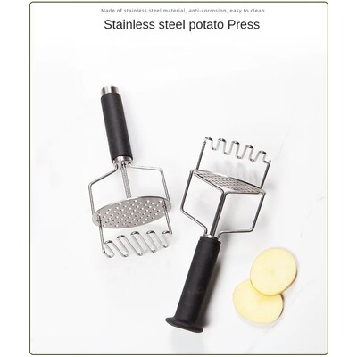 Stainless Steel Potato Press Kitchen Tools Double Layer Pota
