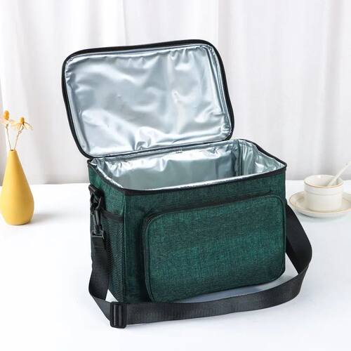 1pcs Oxford Fabric Insulated Cooler Bag Large Capacity Therm