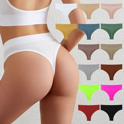 Sexy Sports Panties Ms Underpants Seamless Thong G String 裤