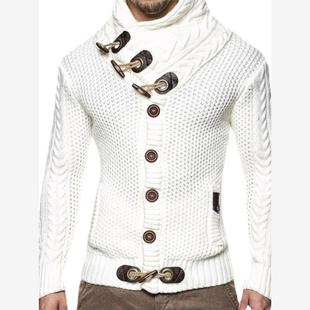 Men Knitted Jacket Cardigan Winter Casual Sweaters Jumper