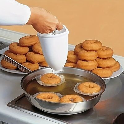 Easy-to-Use Donut Maker - Manual Doughnut Press for Baking,