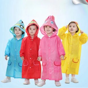 Kids Raincoat Cartoon Animal Style Outdoor Waterproof Kids