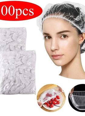 100/200/500/1000 Pcs Disposable Shower Cap for Extension Cle
