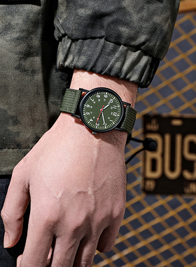 Luminous Nylon Band Military Watch Men Watches Army Wrist Wa