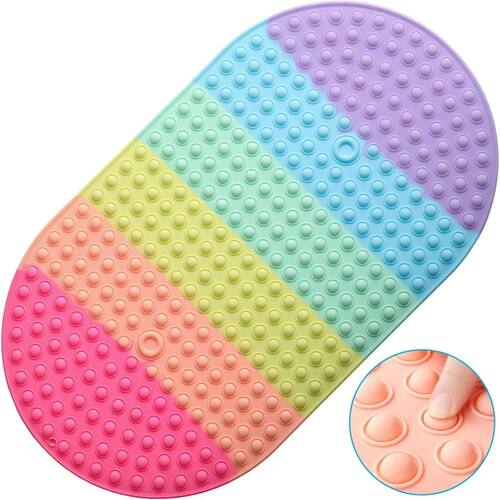 Silicone Bubble Bath Mat Baby Infant Bath Mat Bathtub Bathro
