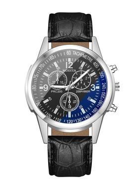 Watche Men Laeather Dates Q小三针uartz Wrist Wcth Male Femal