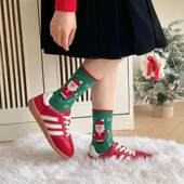 Socks Claus Womens Christmas Fun Santa Snowman