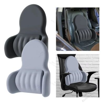 Car Cushion Back 3D Adjustable Lumbar Support Memory Foam Ba