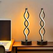 Powe Adjustable Table LED Desk Lamps Changing USB Color Lamp