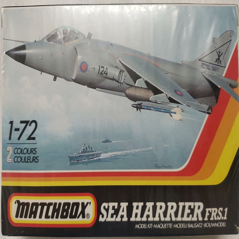 环球火柴盒模型 matchbox PK-52 海鹞飞机模型，外版塑封，板件图片