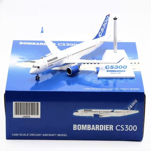 Jcwing 1/200合金飞机模型Bombardier Aerospace A220-300 C-FFDK