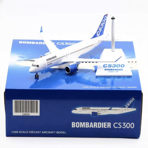 Jcwing 1/200合金飞机模型Bombardier Aerospace A220-300 C-FFDK