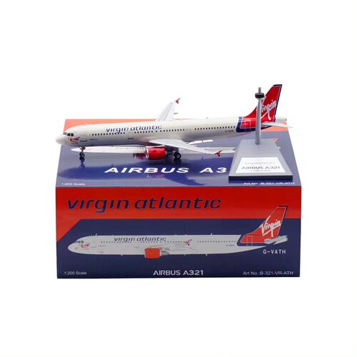 B-Models 1:200  合金材质 飞机模型 维珍航空 空客A321 G-VATH，