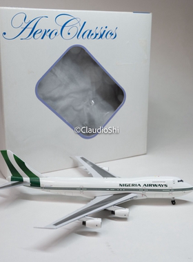 Aeroclassics（AC） 1/400 Nigeria Airways 尼日利亚航空 747-20