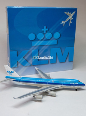 BigBird（BB） 1/400 KLM 荷兰皇家航空 747-400M PH-BFC 稀有 卡