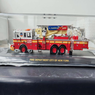 code3消防车 纽约消防局FDNY 120号重型塔梯消防车,原包证书齐全