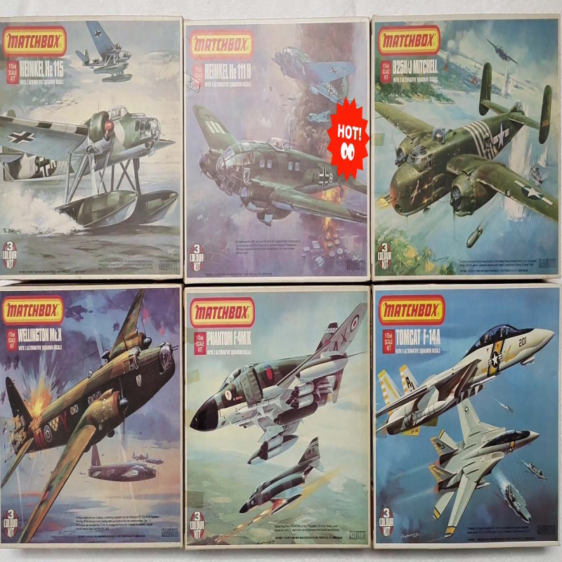 环球火柴盒 模型 matchbox PK-401-406 飞机模型，外版初版，有图片