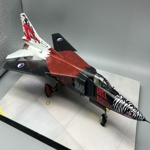 可小刀 mig23m 地狱斗士 彩绘涂装 1/48 磁吸挂载，可随时取下，