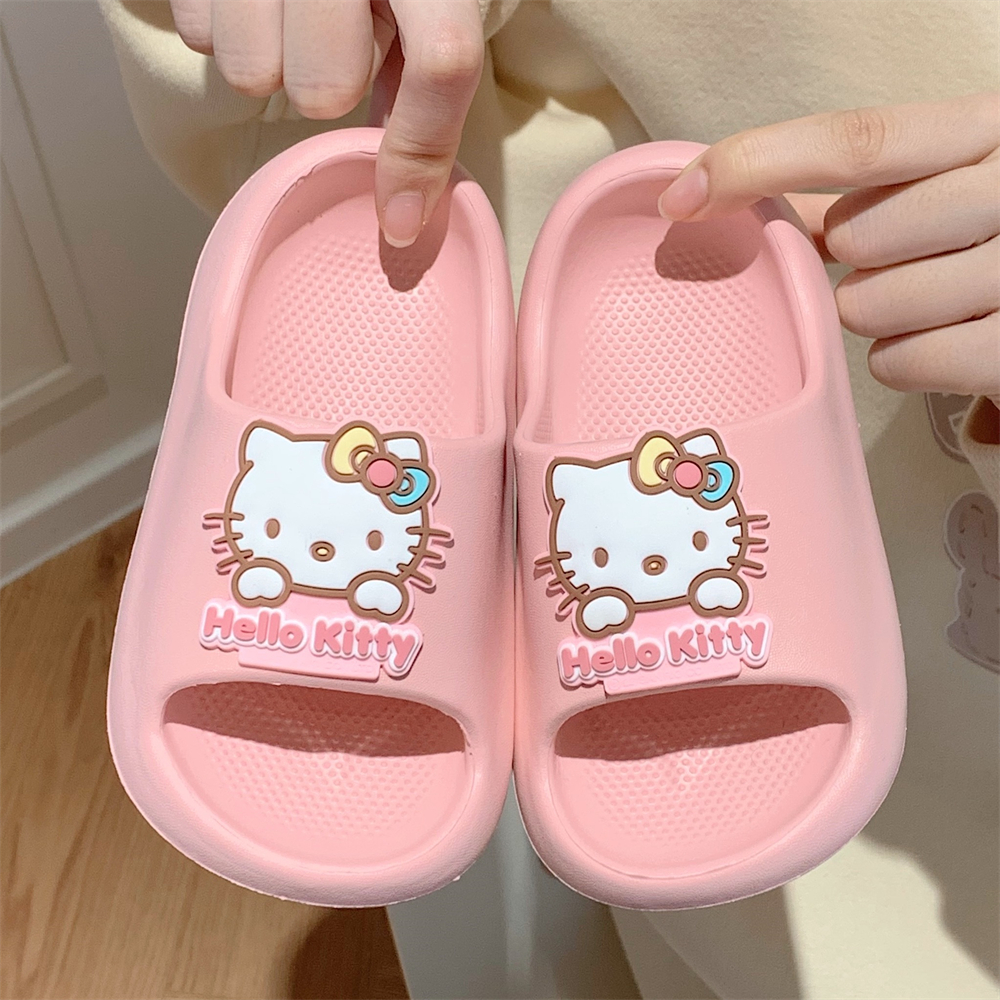 日系可爱凯蒂猫女童居家凉拖鞋
