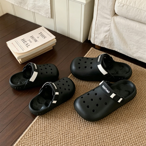 极简风包头凉拖男女夏防滑