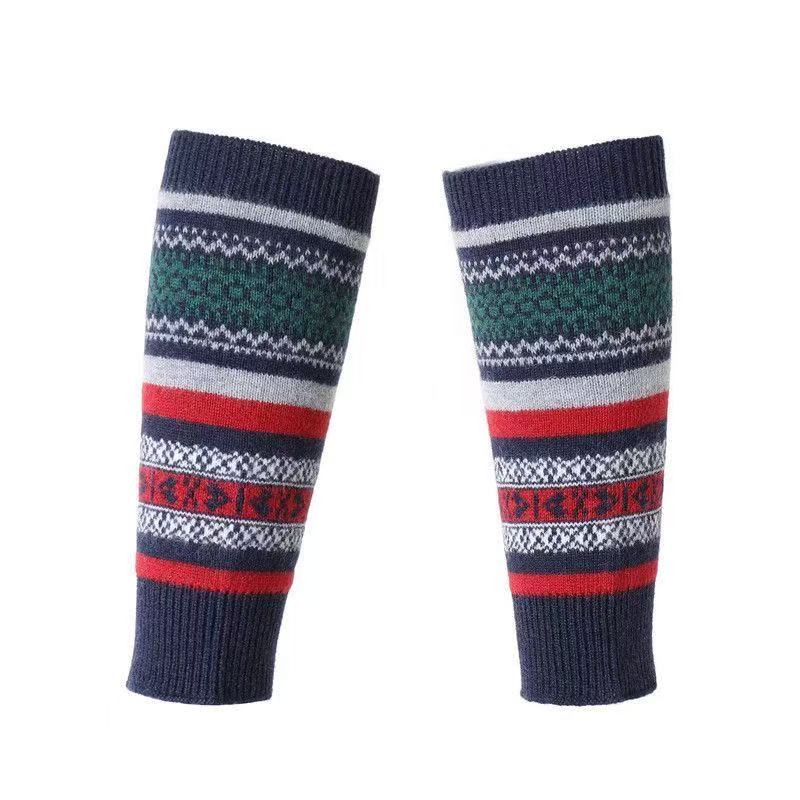 羊绒保暖半指手套假袖子秋冬民族手臂套护腕ins潮女袖套毛线时尚