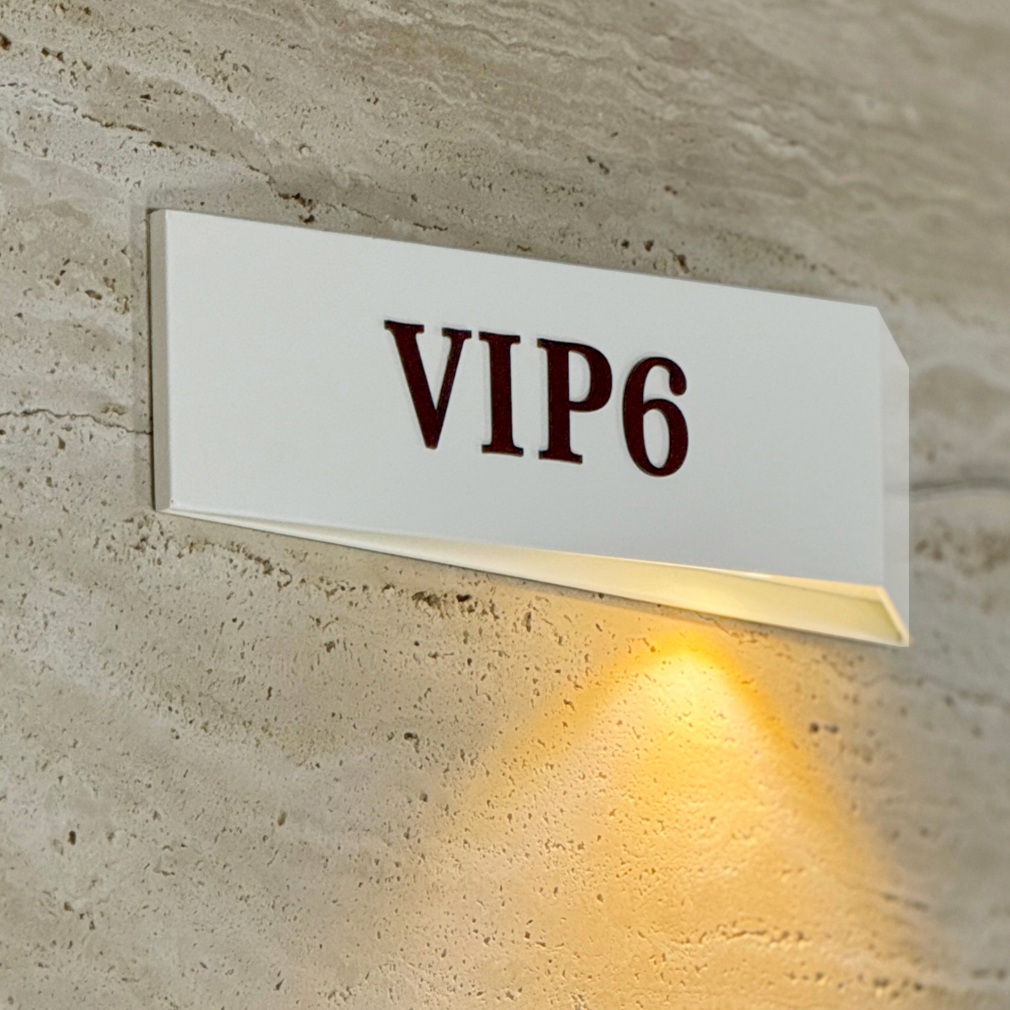 化妆间美妆室发光门牌定制