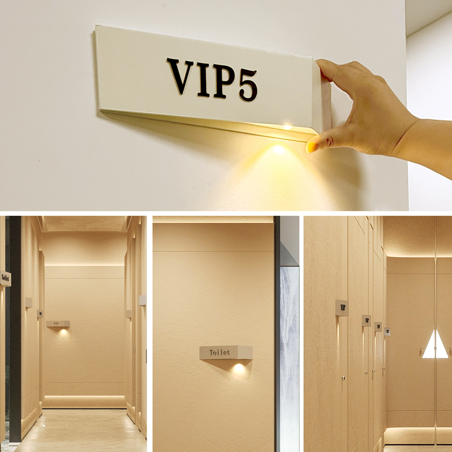 办公楼总经理室发光提示牌