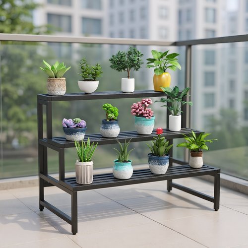 花架多层阶梯式落地阳台客厅室外