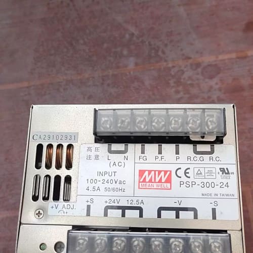 议价明纬电源PSP-300-24实物拍摄成色如图拆机功