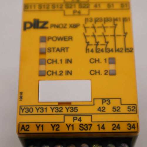 议价LOT OF 2 - Pliz PNOZ X8P 24VDC 3n/o 2n/c 2so Safety Rela