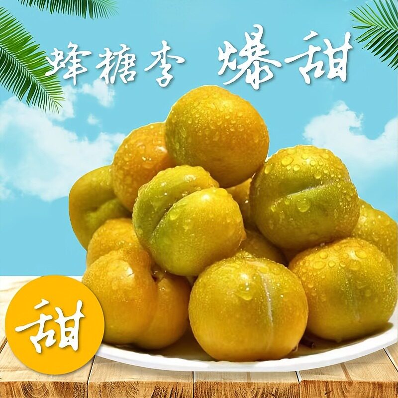 贵州六马蜂糖李现摘脆甜多汁