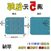 Nhỏ 3 hàng điều chỉnh đồ lót khóa áo ngực khóa khóa khóa trở lại mở rộng khóa mở rộng cộng với chiều dài ba hàng ba khóa - Móc treo