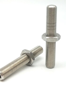 ANB5/6/8/10 细牙 内六角型调整螺丝 碳钢镀锌带螺母