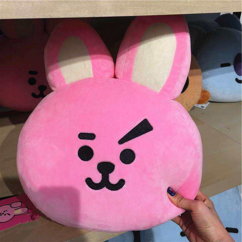 BT21防弹少年团抱枕 卡通可爱毛绒玩偶公仔靠垫 红色 爱心 35|ruв категории домашний ткань, подушка/подушка - от Buy2taobao.com для оказания профессиональной услуги покупки агента Taobao