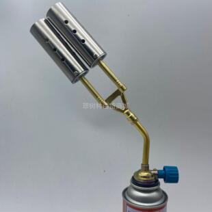 大口径双管喷火枪可倒立喷枪喷灯消毒除草煤气喷火枪点火器火枪头