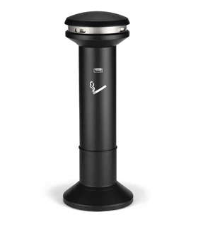 乐柏美Infinity极大容量烟蒂筒黑色烟灰柱烟灰桶吸烟区户外专用