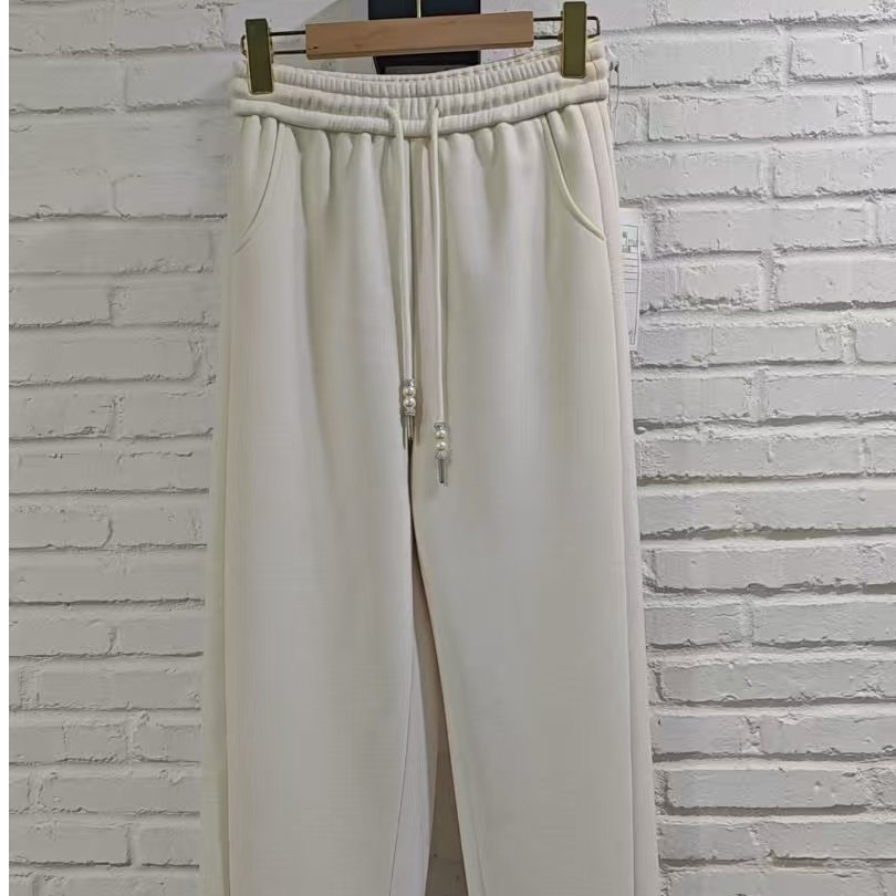 《ELFBOX》天丝羊毛时尚秋冬中国风中式休闲直筒百搭加厚裤子6355,女装/女士精品,卫裤,淘宝优惠券,粉丝福利购,淘宝优惠卷