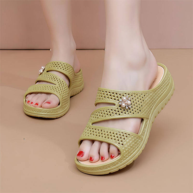 夏季女士厚底防滑凉拖