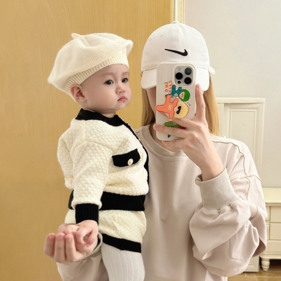 婴儿帽子春秋款儿童贝雷帽