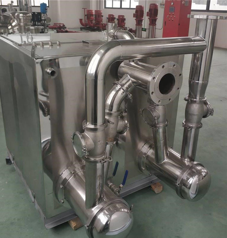 乌鲁木齐地下室卫生间全自动污水提升装置  不锈钢一体化提升器