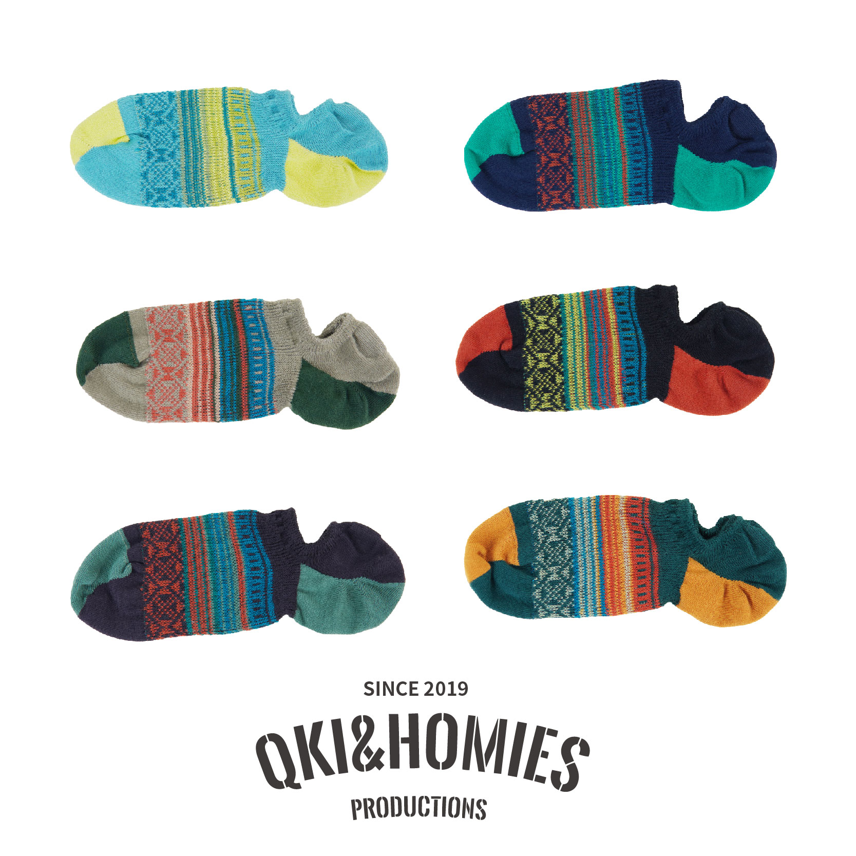 QKI复古透气短袜手工无骨