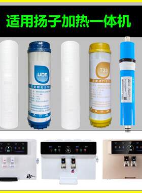 适用扬子净水器滤芯白色语音款智能温热加热一体机PP棉活性炭RO膜