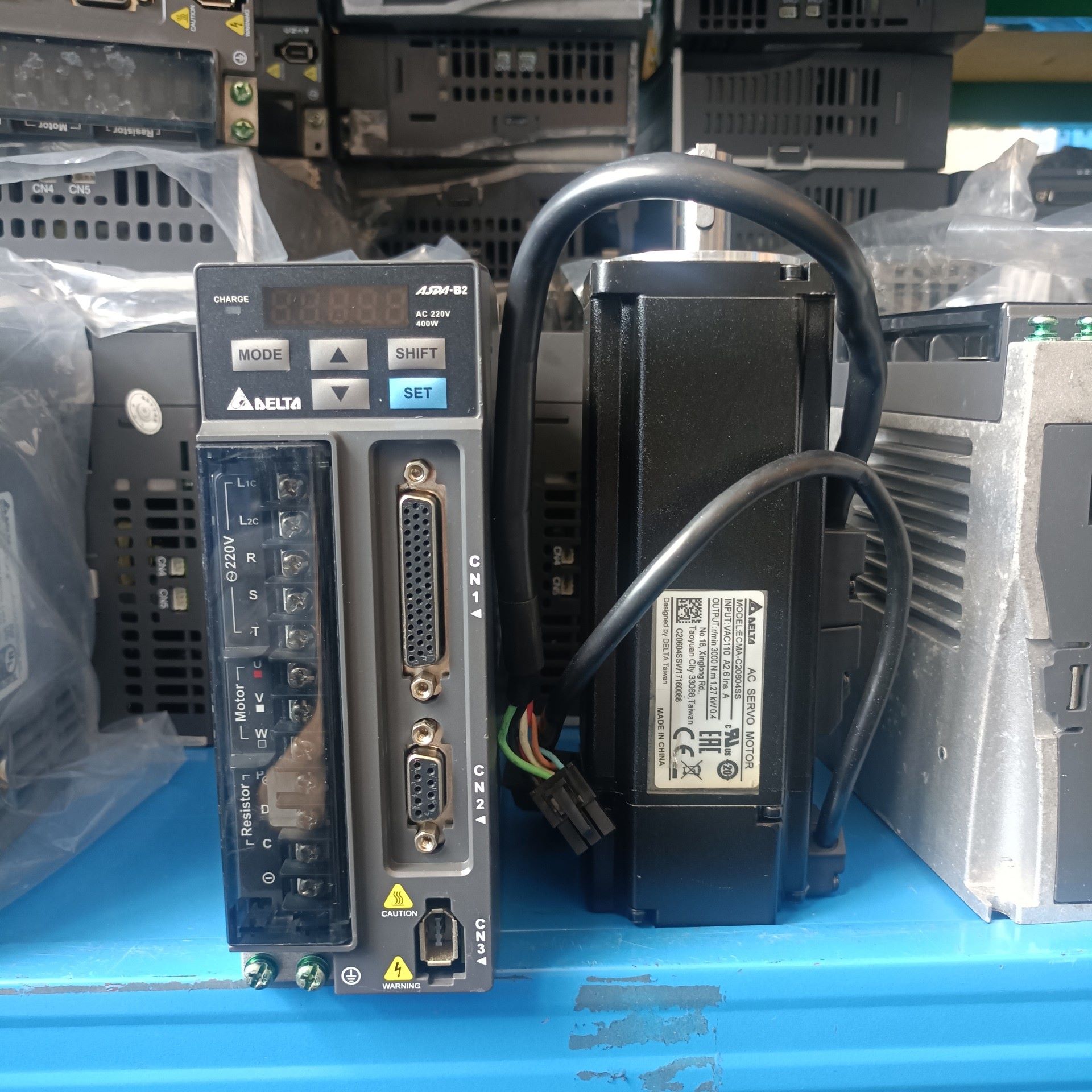 议价台达B2伺服套装400w
